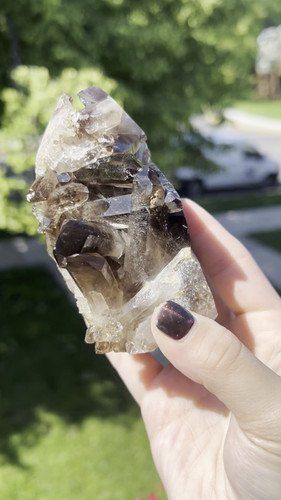 RARE! Smokey Quartz Tower w Points | Kaela's Crystals LLC