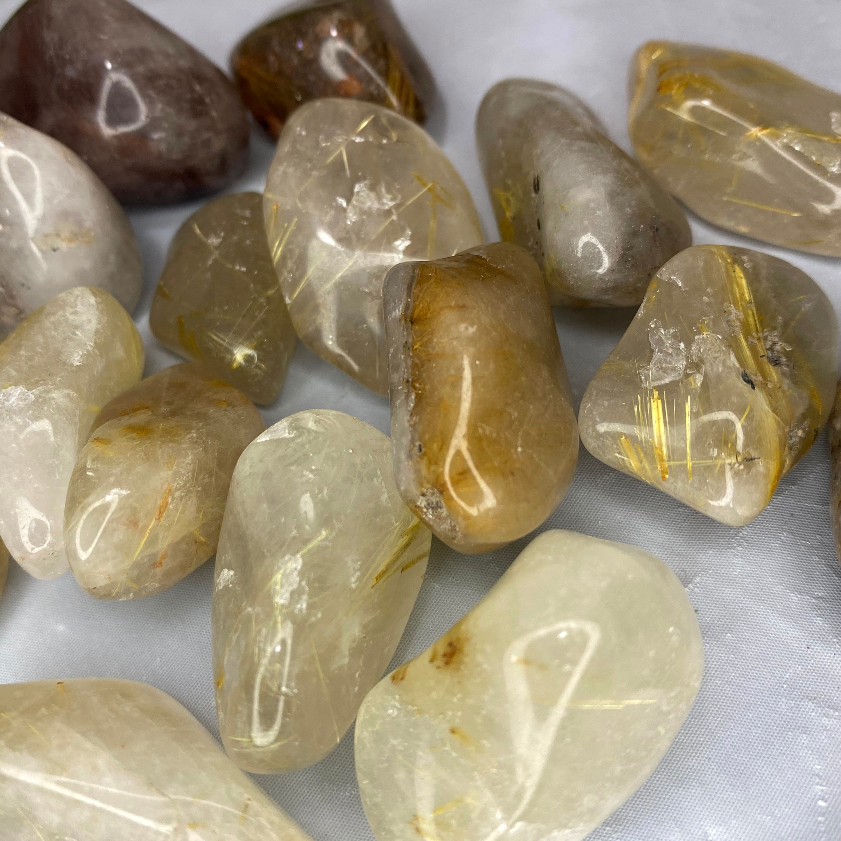 Rutilated Quartz Tumble