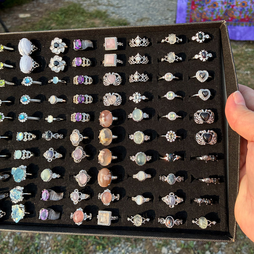 ภาพขนาดย่อ: Mystery Crystal Ring [adjustable]