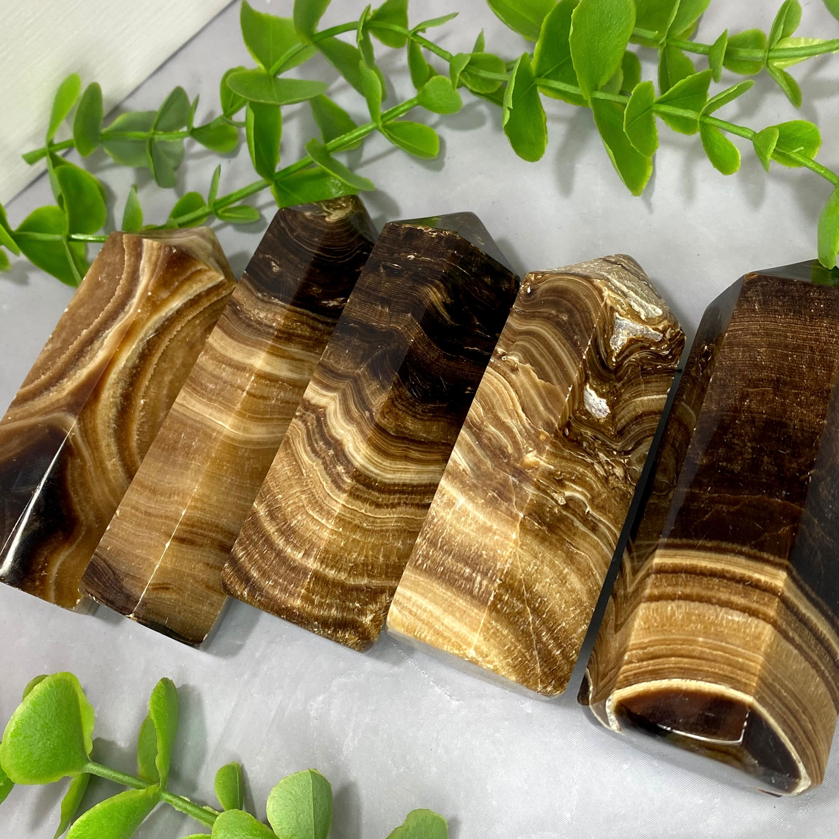 Chocolate Calcite Tower