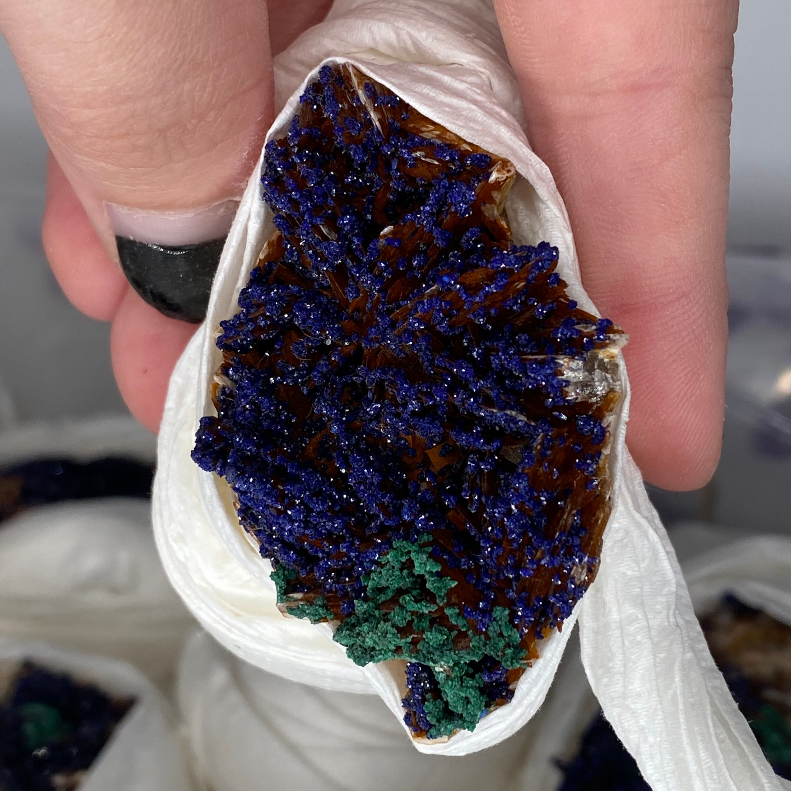 HQ Azurite/Malachite (sparkly)