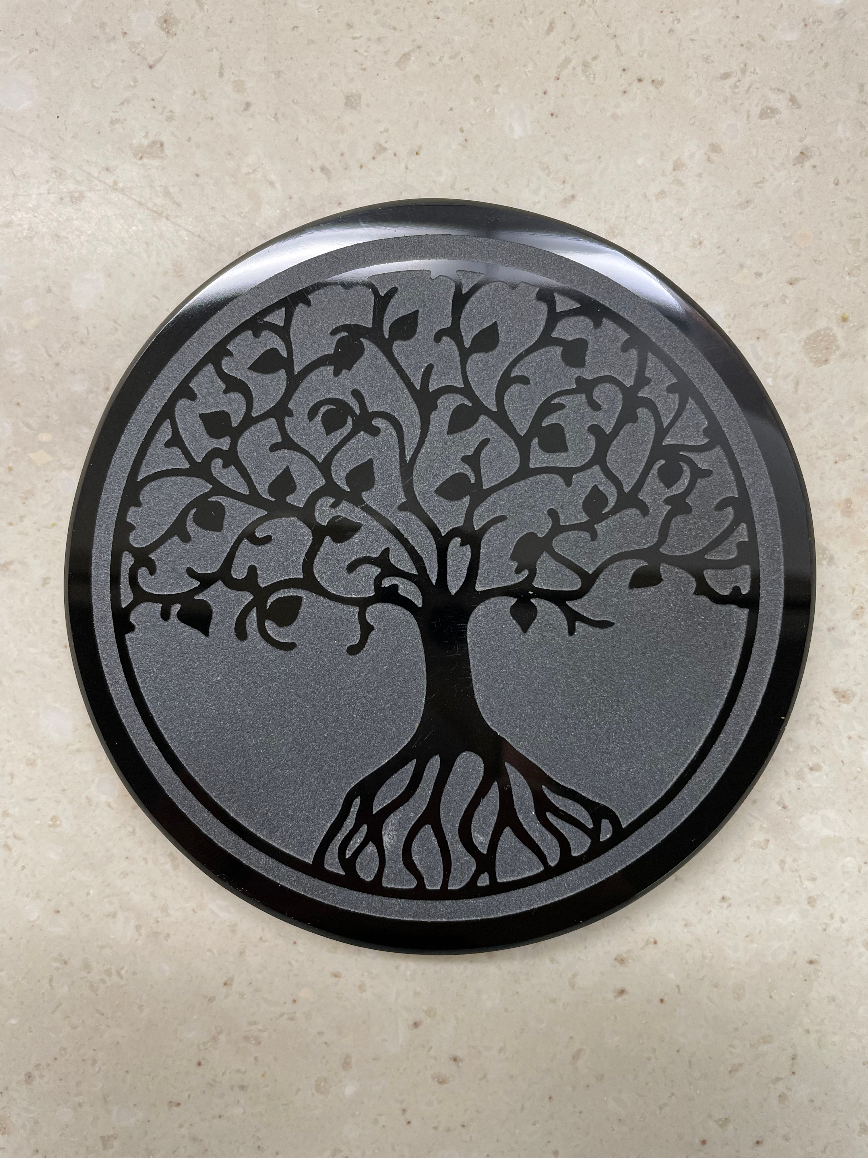 Tree of Life, Black Obsidian Mirror