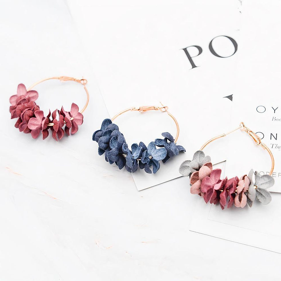 Miniatura: Aussie -Rose Earrings