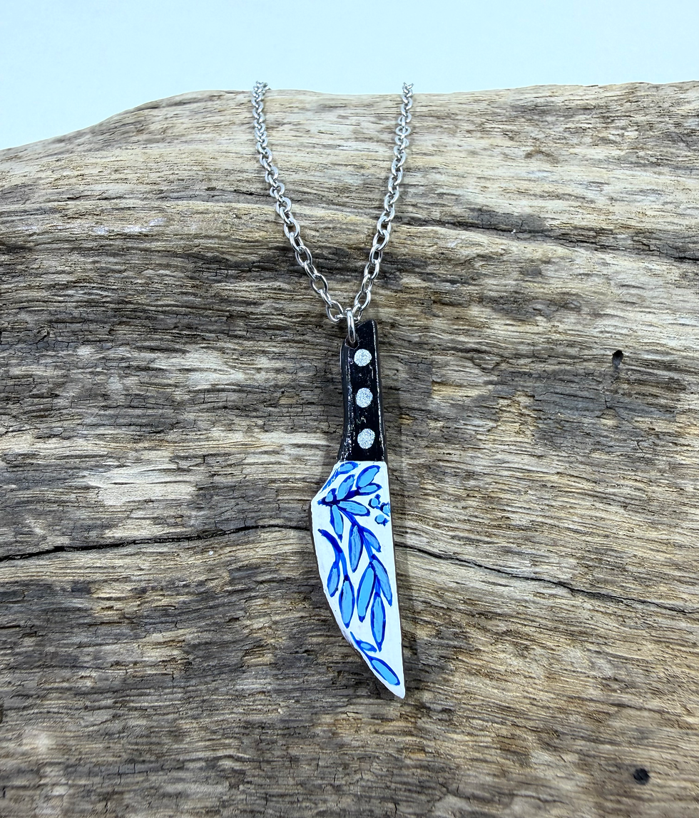 Thumbnail: Fancy Mini Knife Necklace