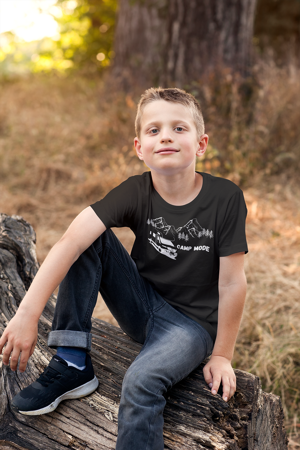 Thumbnail: Camp Mode Kids  Short Sleeve T-Shirt Unisex