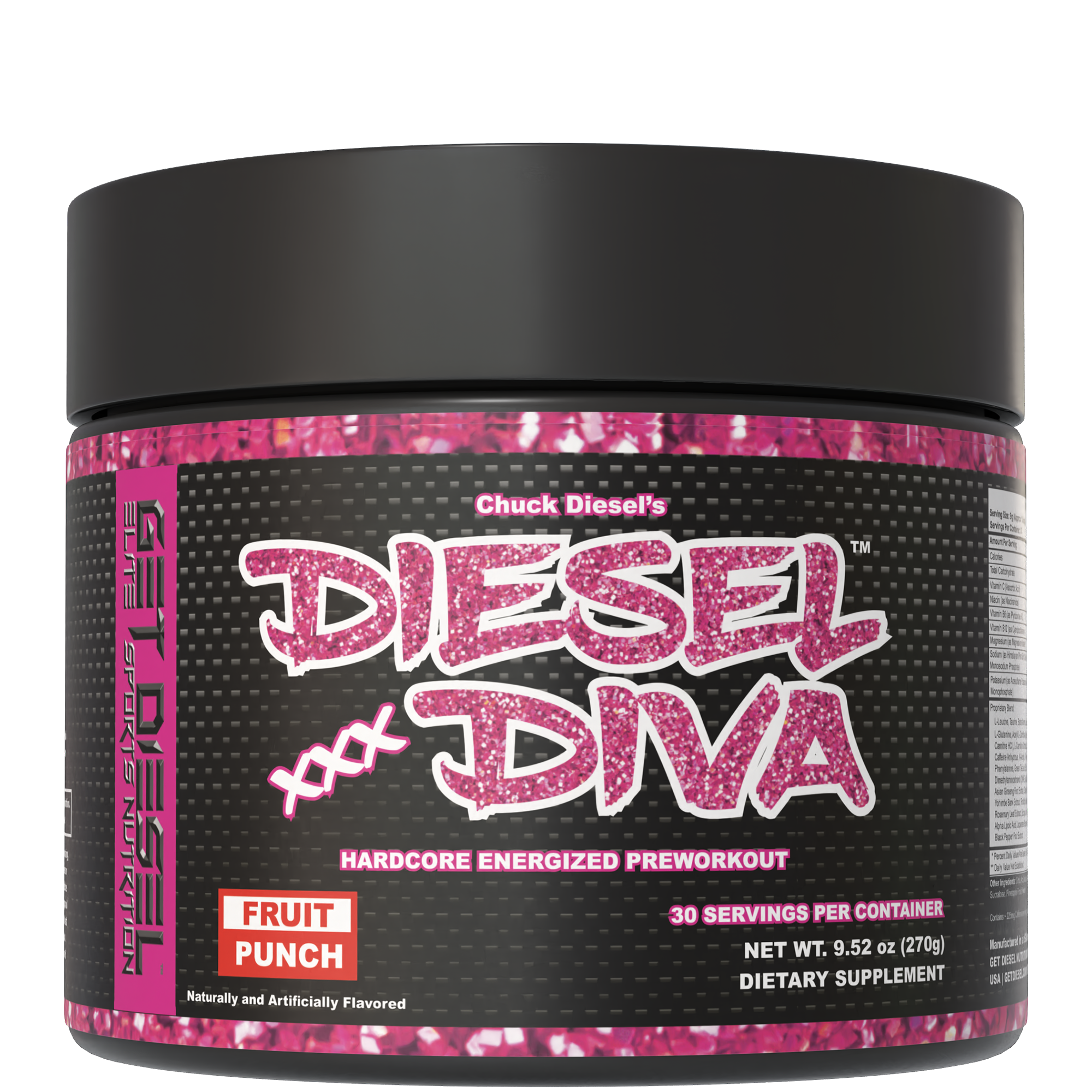 DIESEL DIVA- High Stim Pre workout w/BCAAs