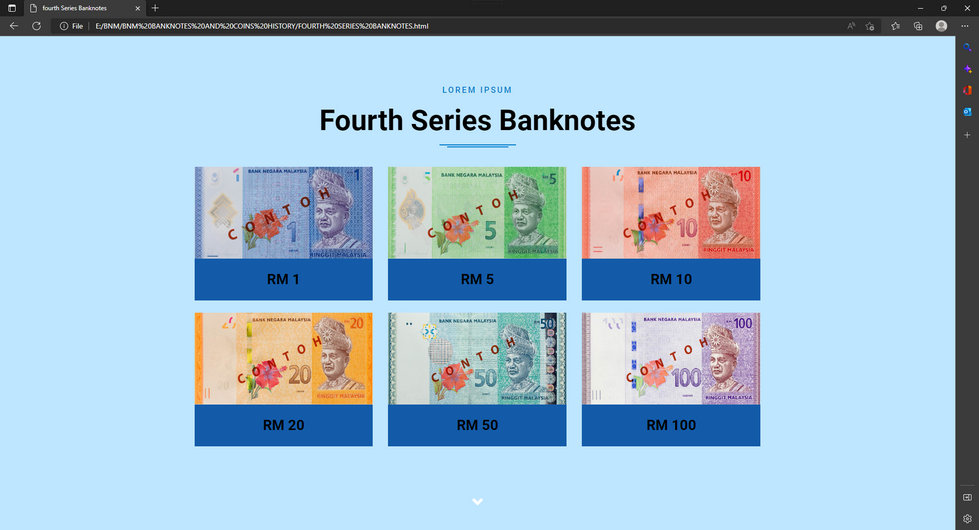 Banknotes & Coins History (Fourth Series Banknotes)