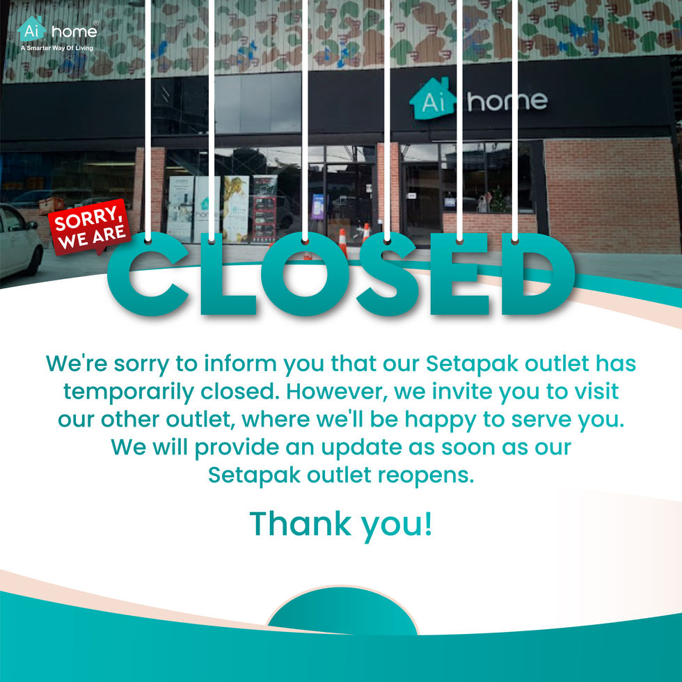 Aihome Setapak Closure Announcement