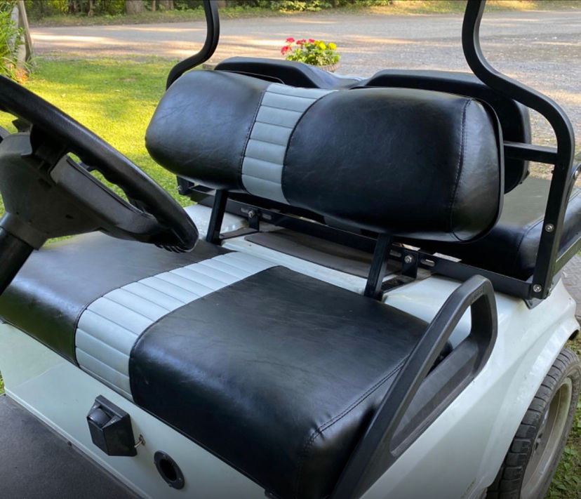 Thumbnail: Club Car DS Front Seat/ Rear Seat Combo (1 Stripe)