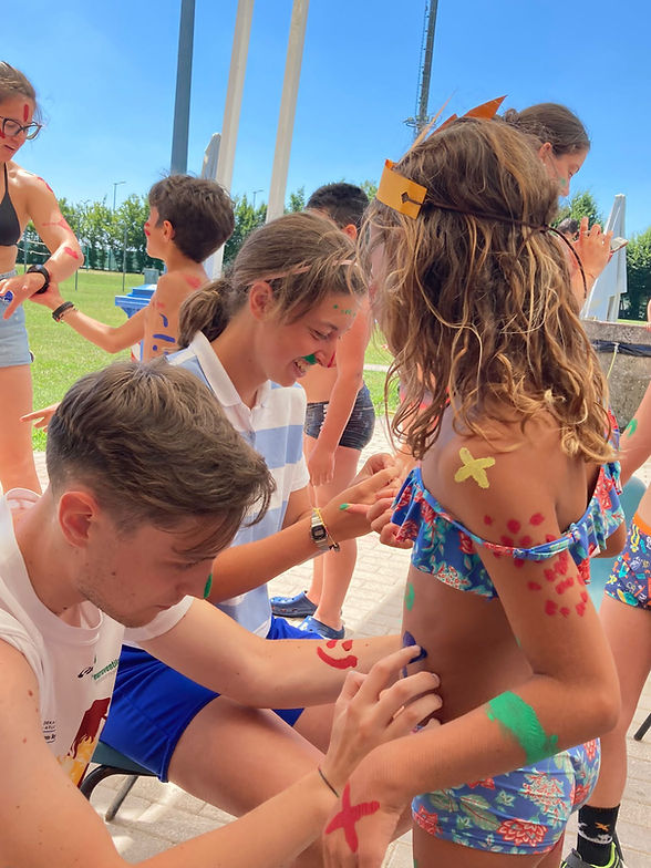 Giochi con le tempere Athlecamp