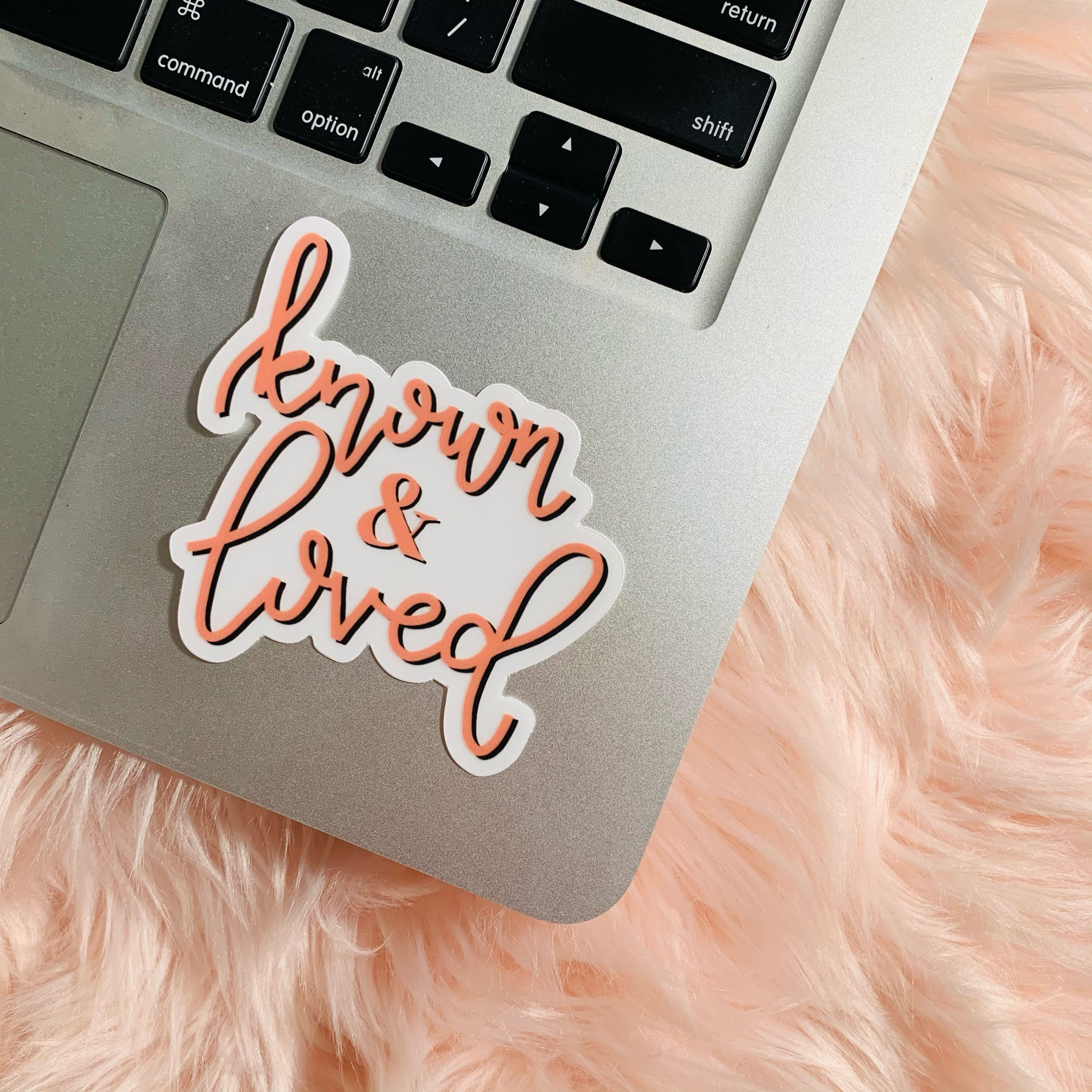 Known & Loved Transparent Sticker
