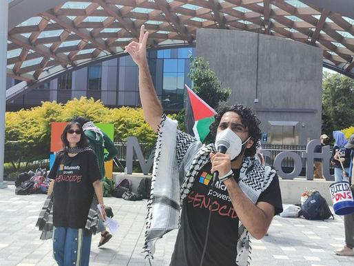 Workers Establish "Liberated Zone" On Microsoft Campus To Protest Company's Genocide Profiteering
