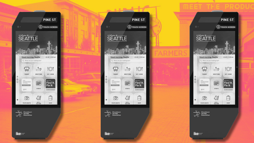 Even More Cameras Hit Seattle Streets In Digital Wayfinding Kiosks