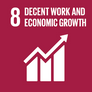 SDG 8 - Decent Work and Economic Growth Logo