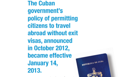 Cuba Changes Exit Visa Policy