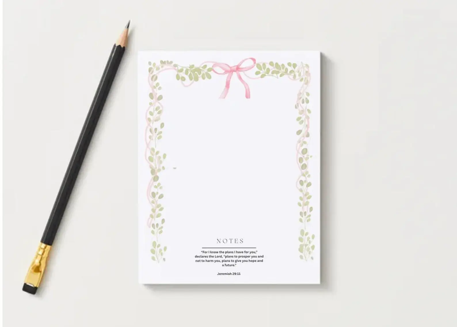 Blush & Bloom Notepad