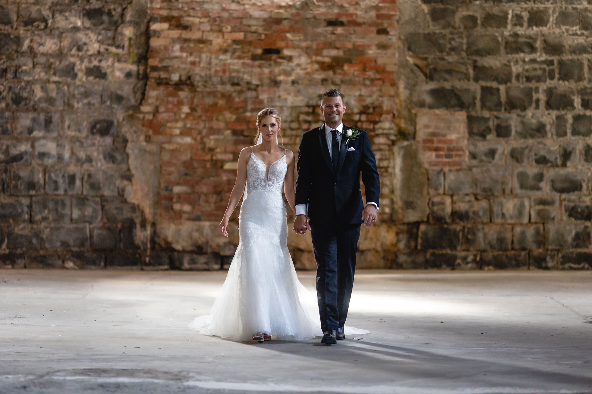 Bride and groom portrait