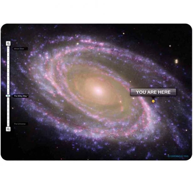 YOU ARE HERE - Galaxy View Postcard