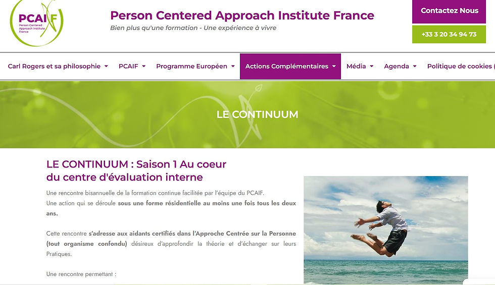 Evénements ACP en Belgique et ailleurs : le Continuum du PCAIF, au cœur du centre d'évaluation interne