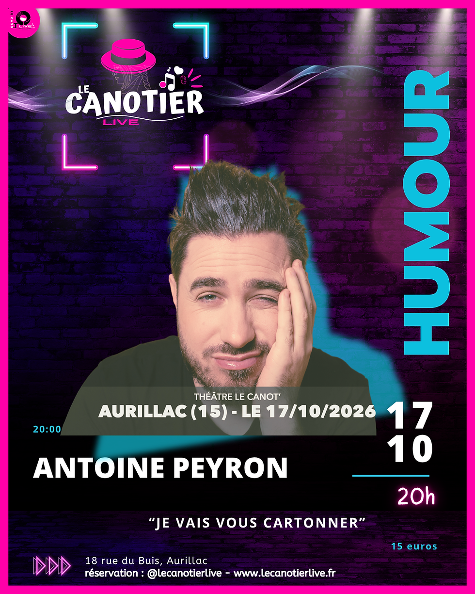 🎤 LIVE HUMOUR Antoine Peyron "Je vais vous cartonner"