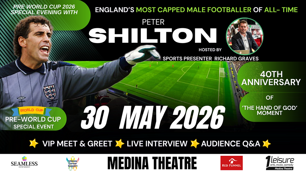 An evening with England Football legend Peter Shilton.
