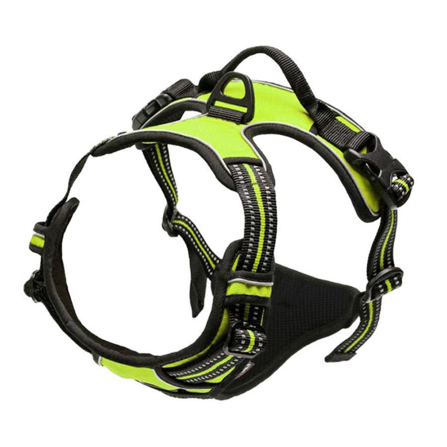 Miniatura: No Pull Dog Harness Front Clip Heavy Duty Reflective Easy Control Handle for Lar