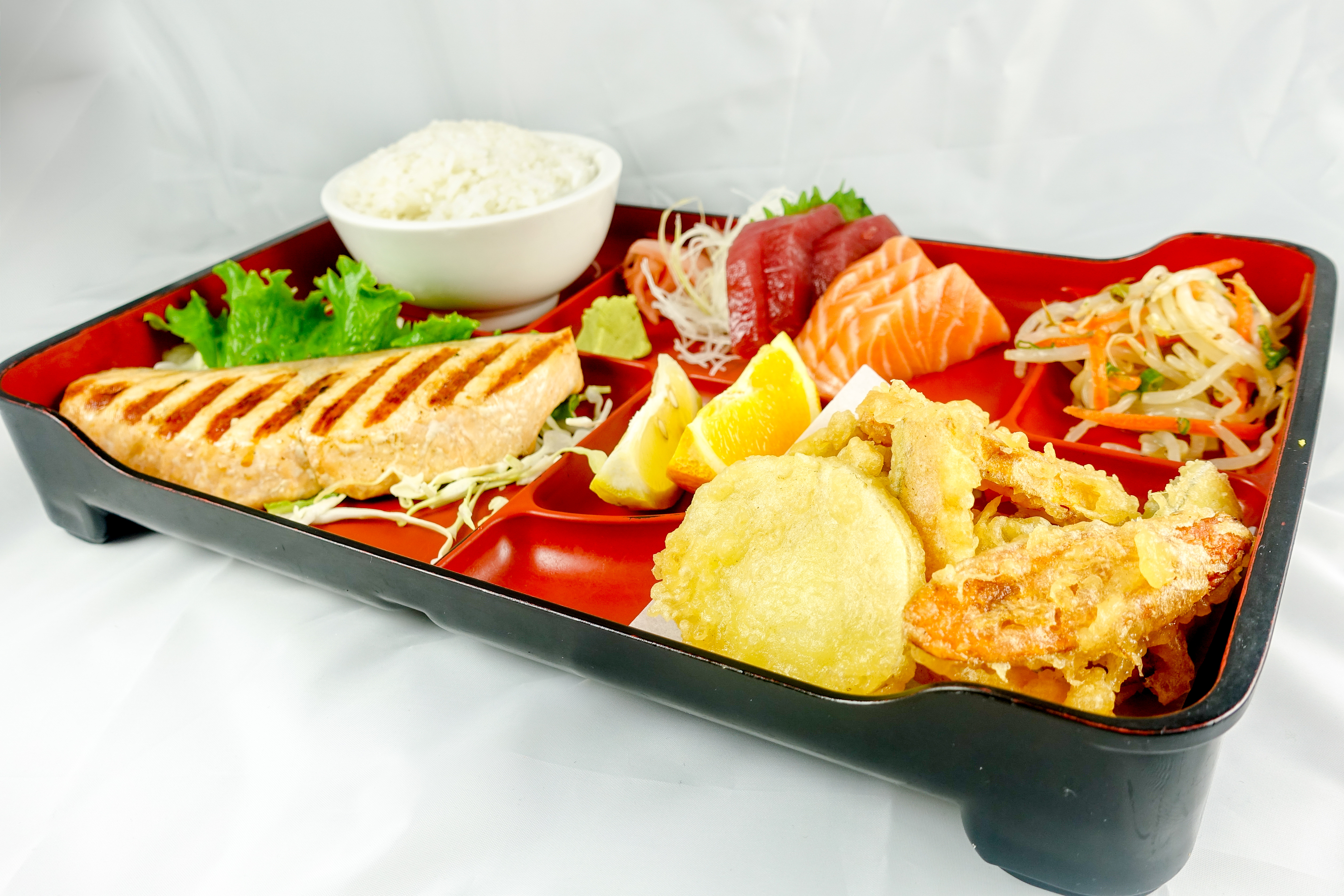 Arranged Food and Objects