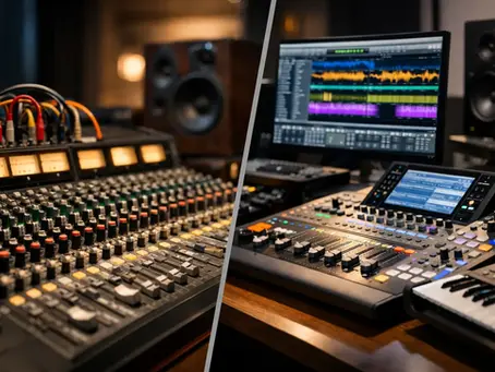 Mixagem analógica ou digital: qual faz sentido?