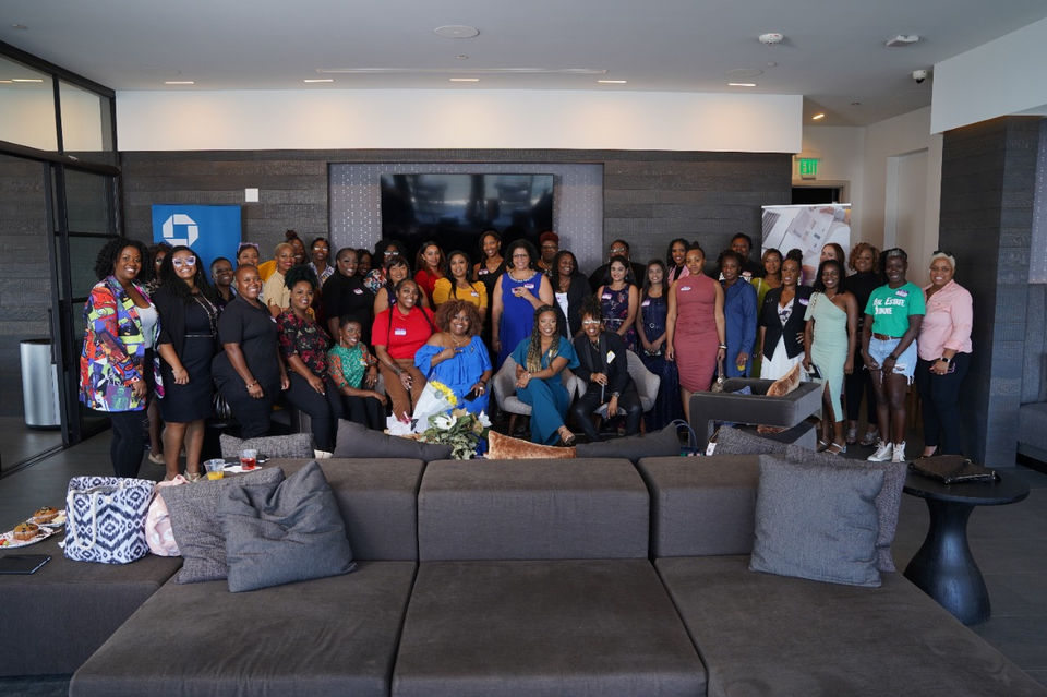 Group of women at Chase event