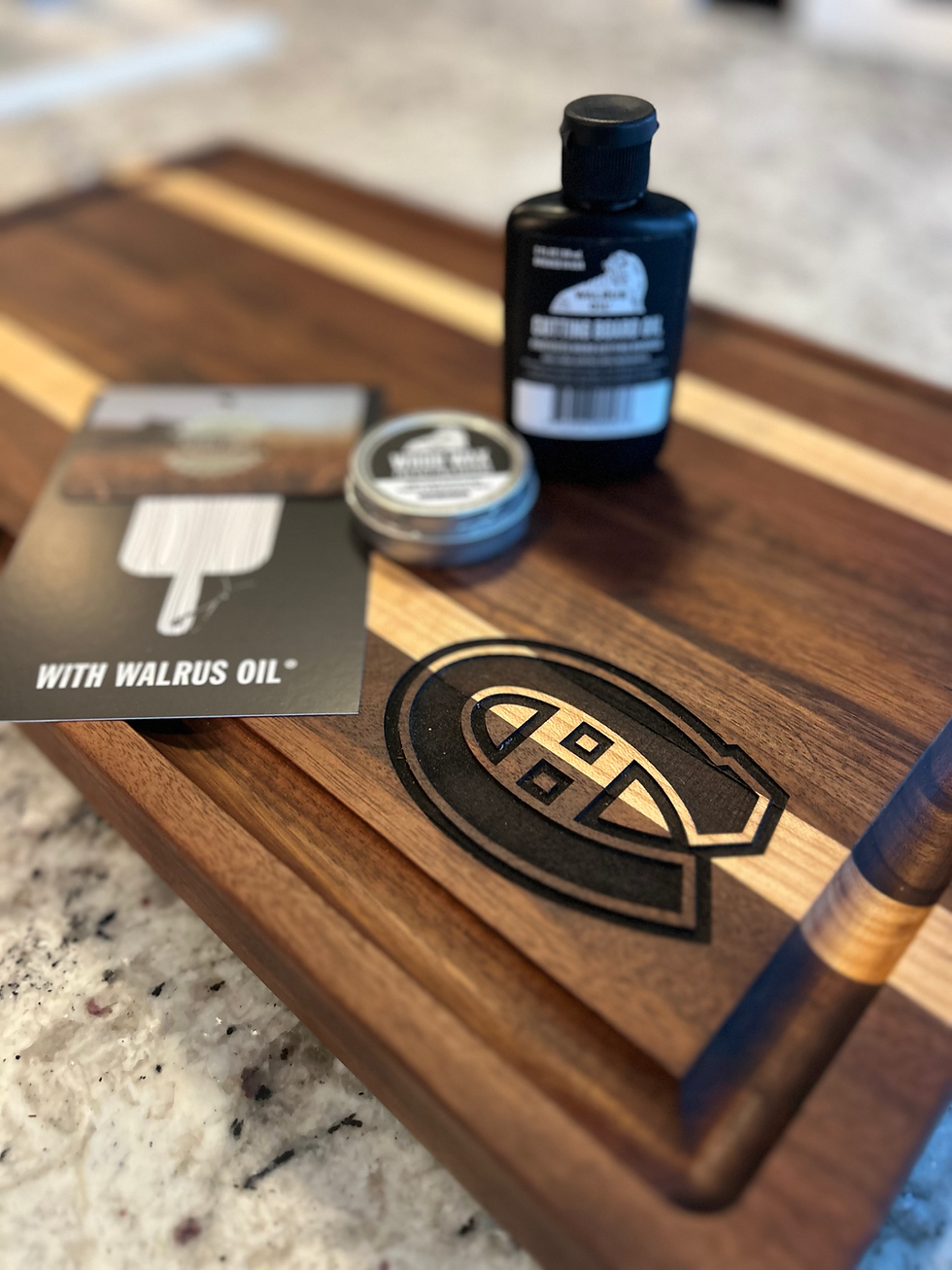Thumbnail: 11 x 20 Black Walnut Cutting Board