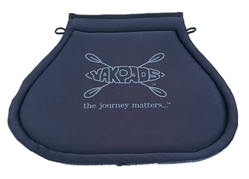 Black YakPad gel pad with grey logo.