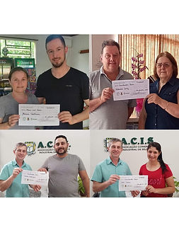 Os ganhadores do Show de Prêmios 2024 ANIVERSÁRIO DO MUNICÍPIO receberam seus vales cheques!