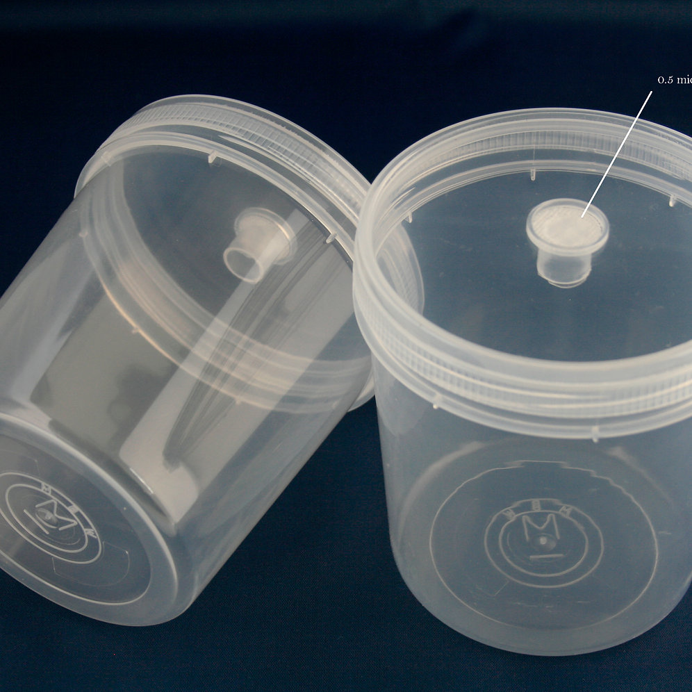 Autoclavable and Breathable Cordyceps Growing Containers Root