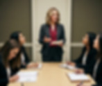 career coach specializing in burnout recovery coaching women clients in a group