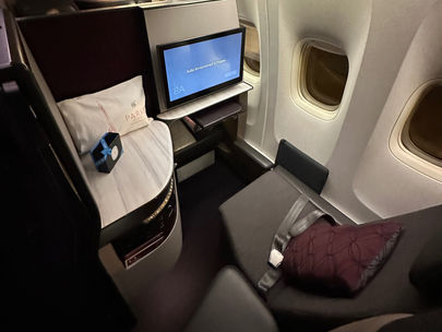 Review: Qatar Airways Business Class (QSuite) from Doha to Sao Paolo (QR780)