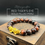 Thumbnail: Pixiu bracelet - Natural Red Tiger’s Eye Bracelet 10mm with Gold Filled charm