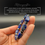 Thumbnail: Handmade Lapis Lazuli Bracelet | Square Bead Hematite Jewelry