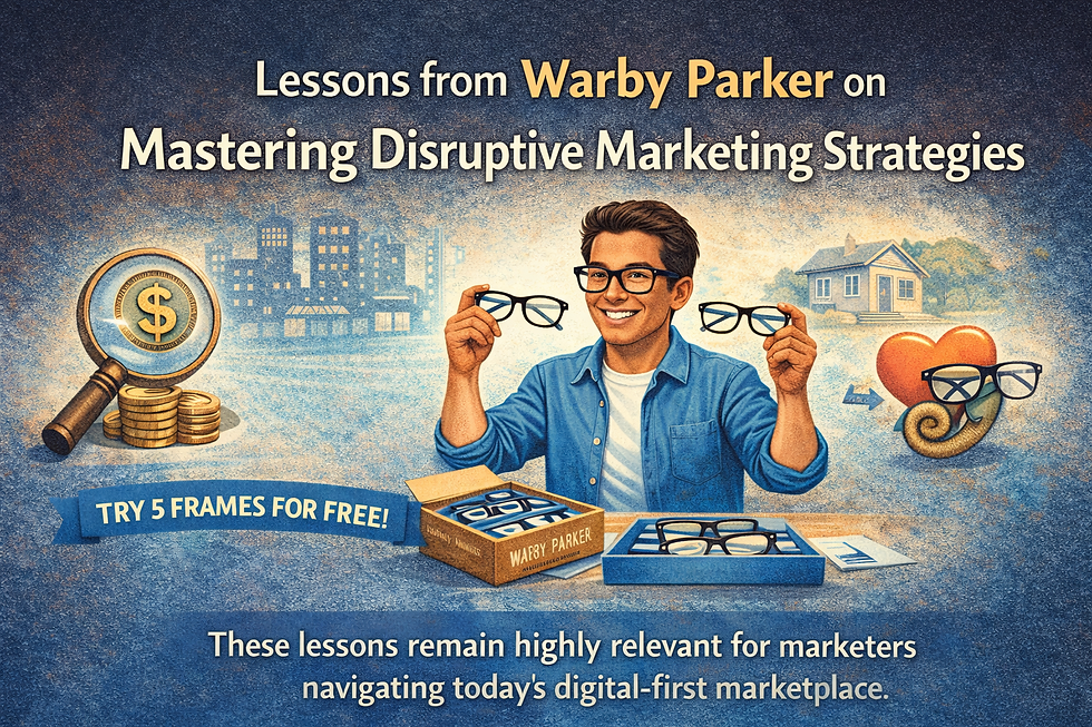 Lessons from Warby Parker on Mastering Disruptive Marketing Strategies