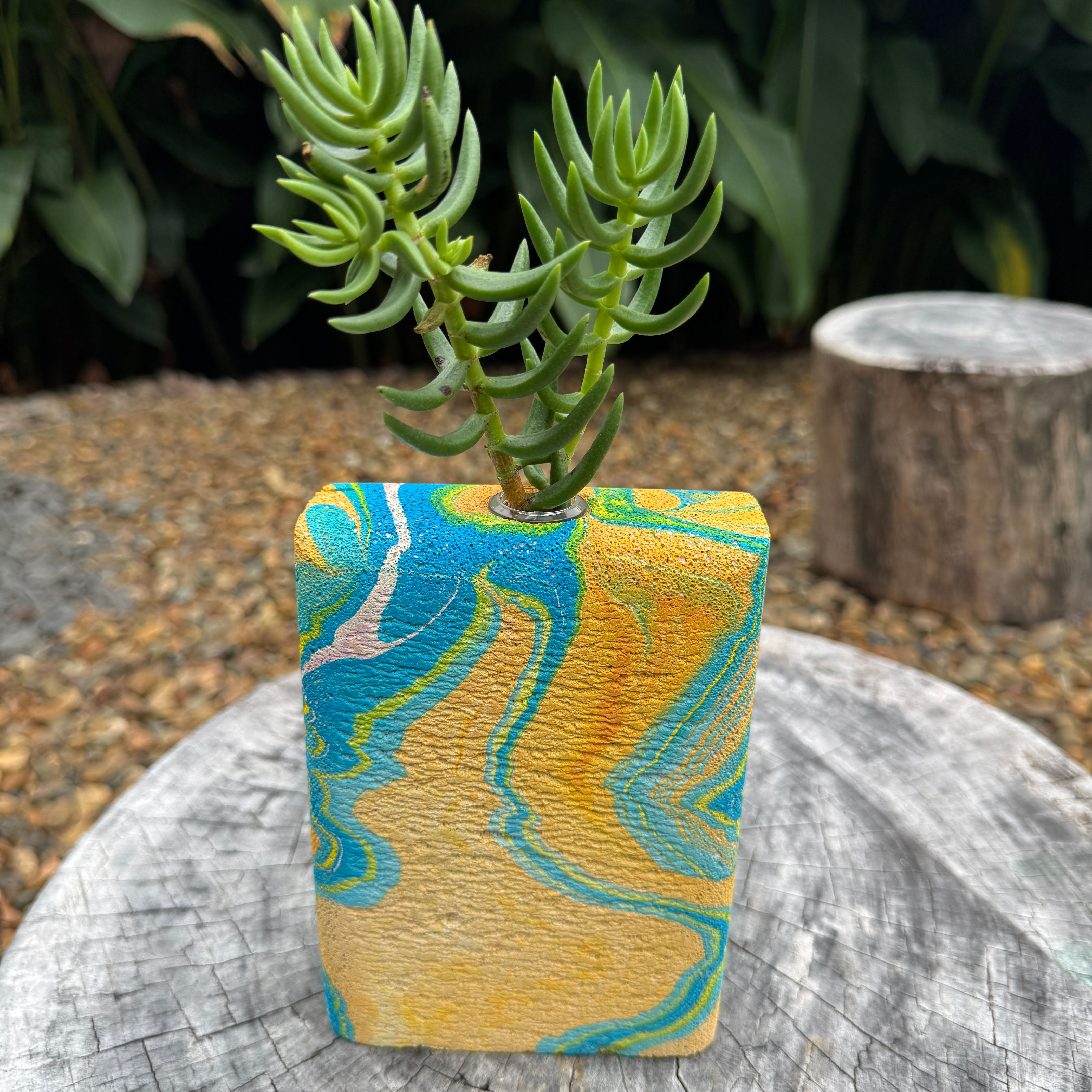 Sun-Blessed Riverways Vase