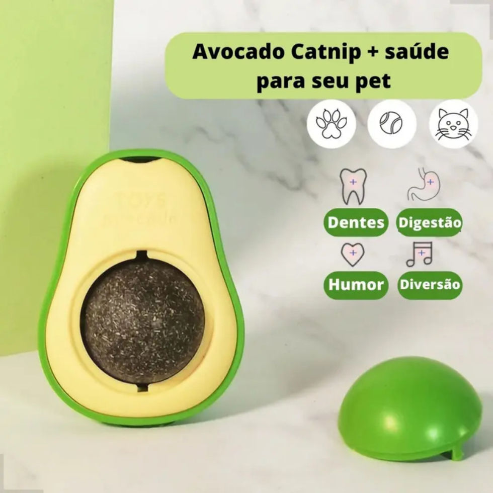 Miniatura: Abacate Catnip Interativo para Gatos
