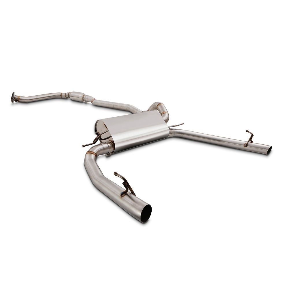 JAPSPEED - Honda Civic FN2 2.0 Type R 05-11 Cat Back Exhaust System – Twin Exit