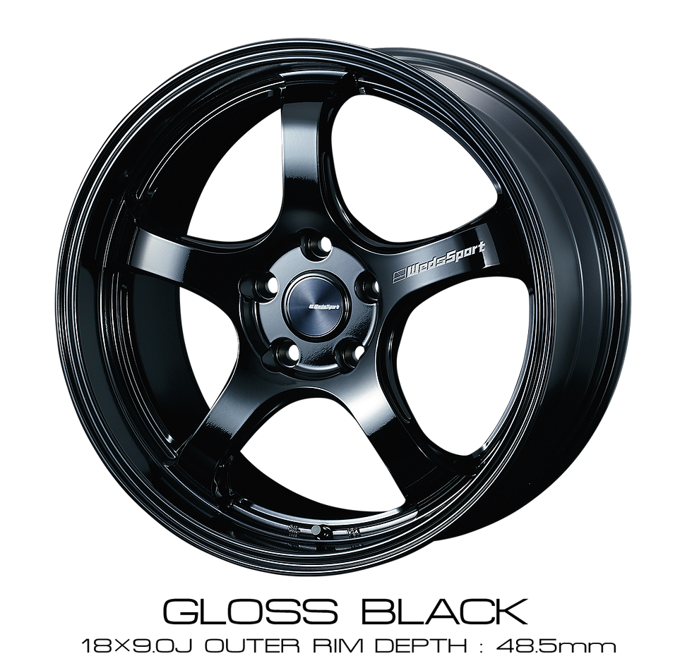 WEDSSPORT - WHEEL SET RN-05M GLOSS BLACK - civic Type-R FK8 / FL5