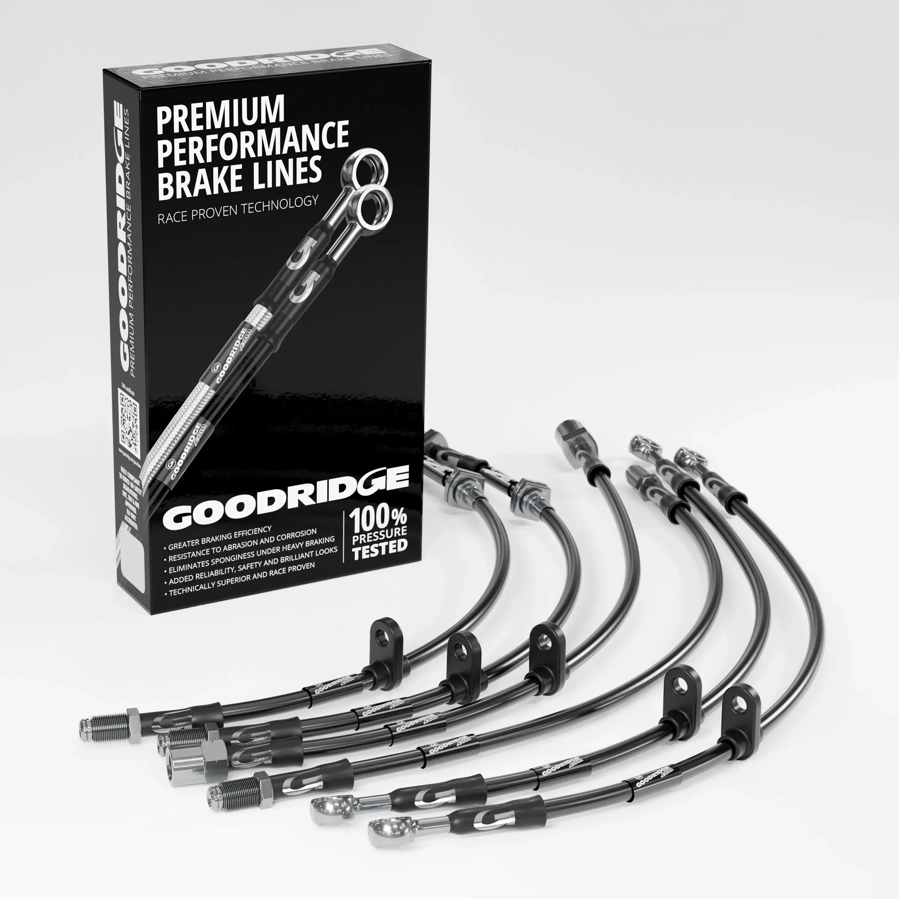 Goodridge | Brake Lines with Stainless Steel Fittings Honda Civic Type