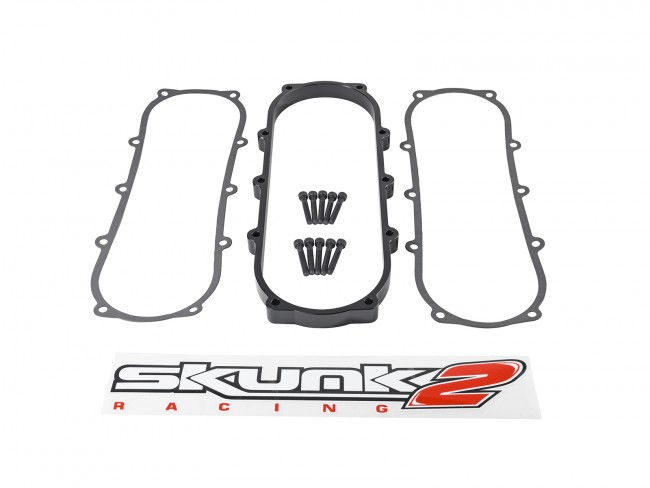 SKUNK2 ULTRA - B & K-SERIES STREET INTAKE MANIFOLD SPACER +0.5-LITER BLACK