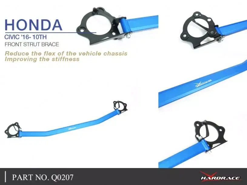 Thumbnail: Hardrace - Front Strut Brace Honda Civic Sport FK7 - 1.5T