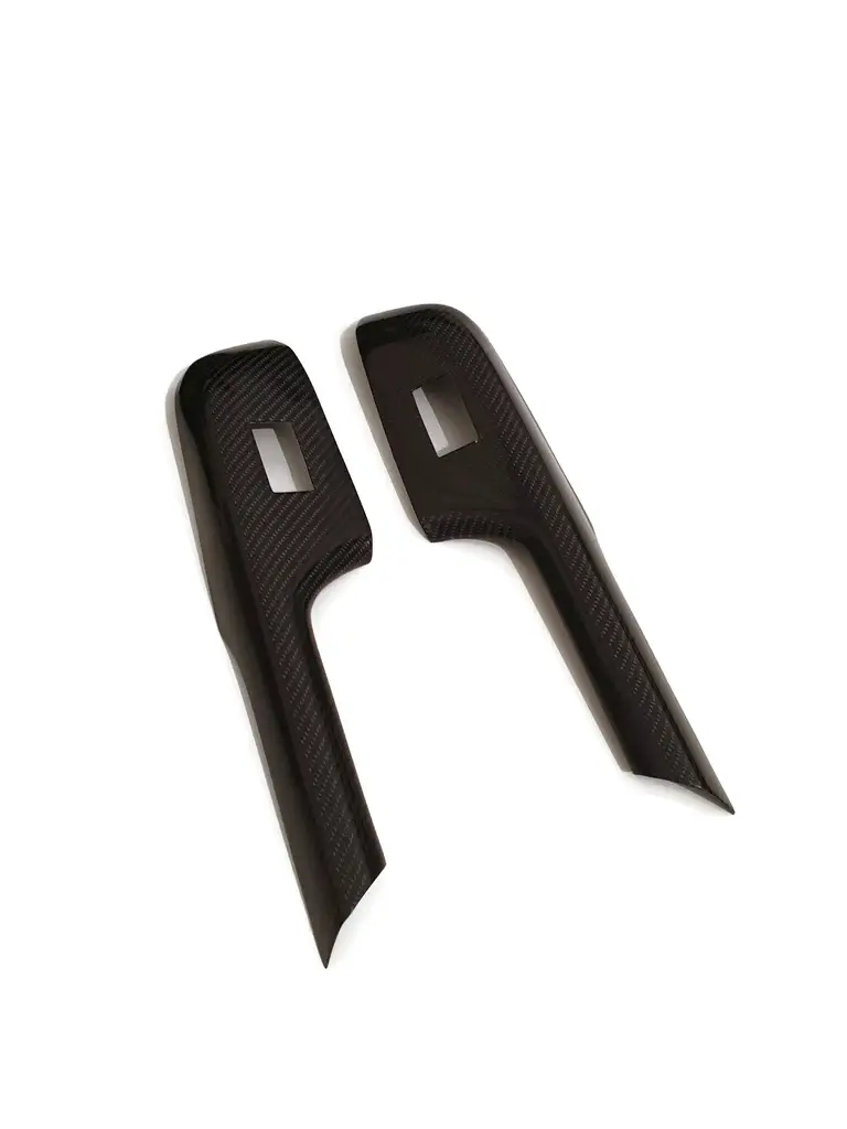 CarbonMyRide - FK2 REAR DOOR SWITCH COVERS - CARBON FIBRE - CIVIC MK9