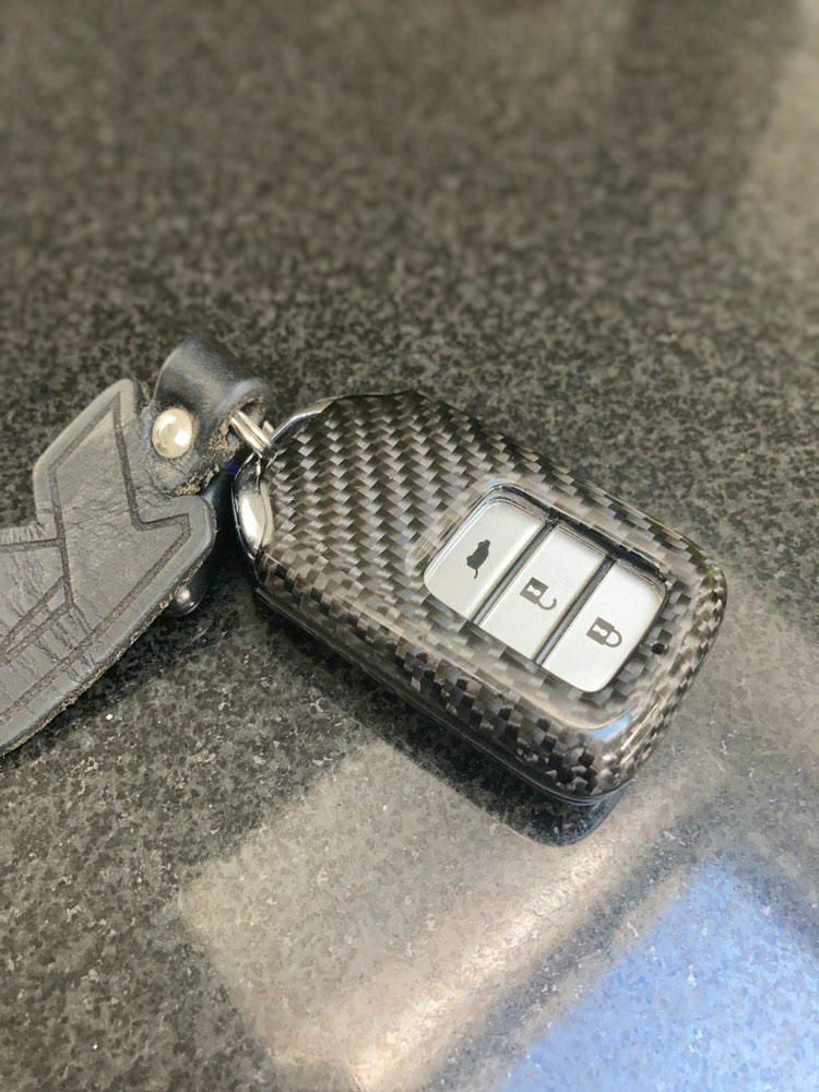Thumbnail: CarbonMyRide - CIVIC CARBON FIBRE KEY FOB COVER - FK8 FK2