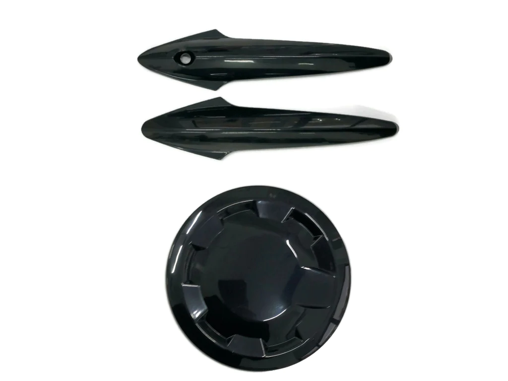 CarbonMyRide CIVIC FN2 GLOSS BLACK DOOR HANDLES AND FUEL CAP