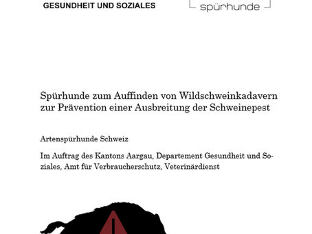 ASP-Suchhunde für den Kanton Aargau