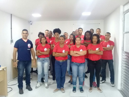 Primeira turma do curso de bombeiro civil: turma 01 – Manhã
